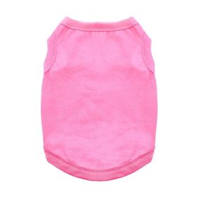 100% Cotton Dog Tanks - Carnation Pink (size: X-Large)