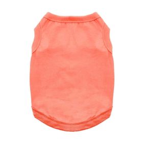 100% Cotton Dog Tanks - Coral (size: 2X-Large)