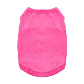 100% Cotton Dog Tanks - Rasberry Sorbet (size: 3X-Large)