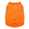 100% Cotton Dog Tanks - Sunset Orange
