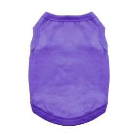 100% Cotton Dog Tanks - Ultra Violet (size: X-Large)