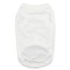 100% Cotton Dog Tanks - White