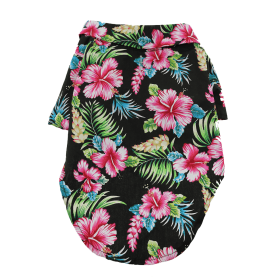 Hawaiian Camp Shirt - Paradise Nights (size: large)