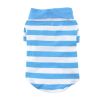 Polos Striped - Blue Niagra & White