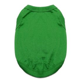 100% Cotton Dog Tanks - Emerald Green (size: large)
