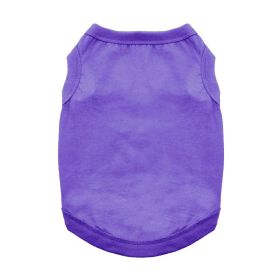 100% Cotton Dog Tanks - Ultra Violet (size: large)