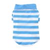 Polos Striped - Blue Niagra & White