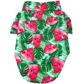 Hawaiian Camp Shirt - Juicy Watermelon (size: small)