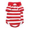 Polos Striped - Flame Scarlet Red & White